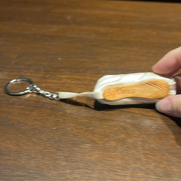 Cute Pointe Shoe pencil holder, coin purse and makeup bag/ Ballet Shoe Keychain - Picture 8 of 9